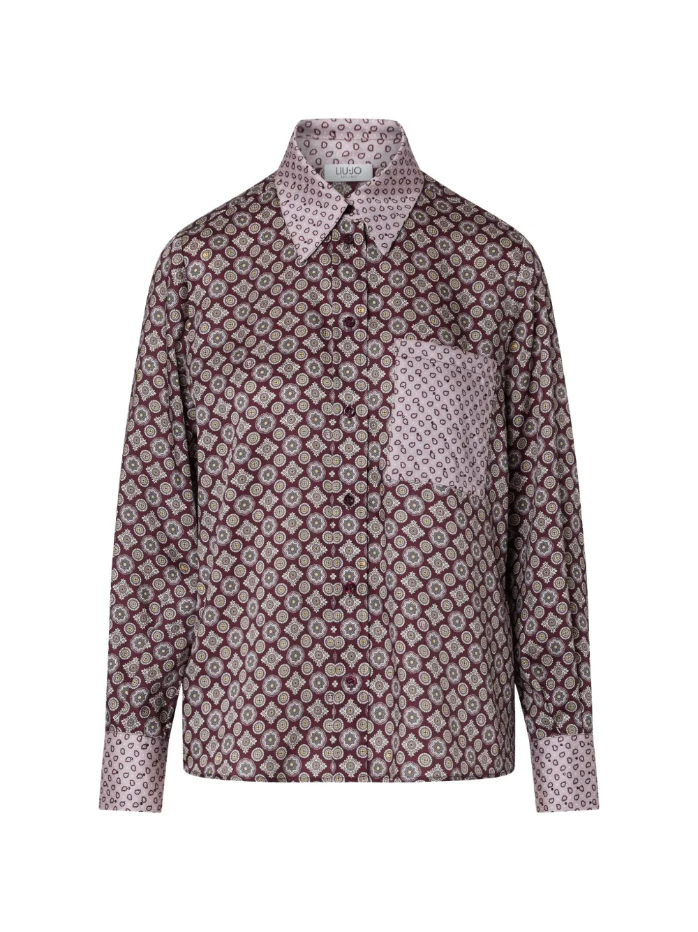 LIU JO printed twill shirt - Viola