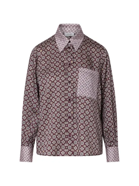 LIU JO printed twill shirt