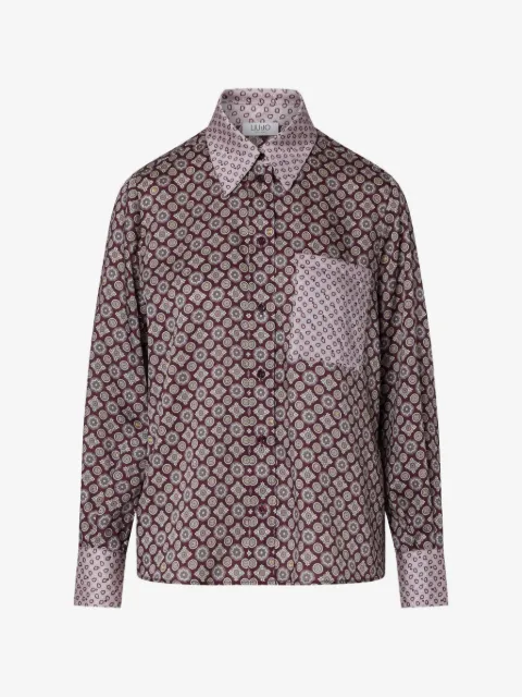 LIU JO printed twill shirt