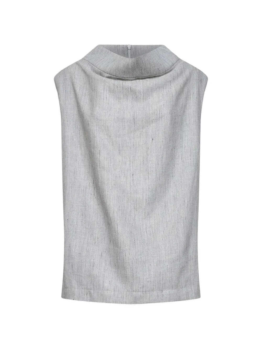 BATAKOVIC Belgrade herringbone-pattern sleeveless top