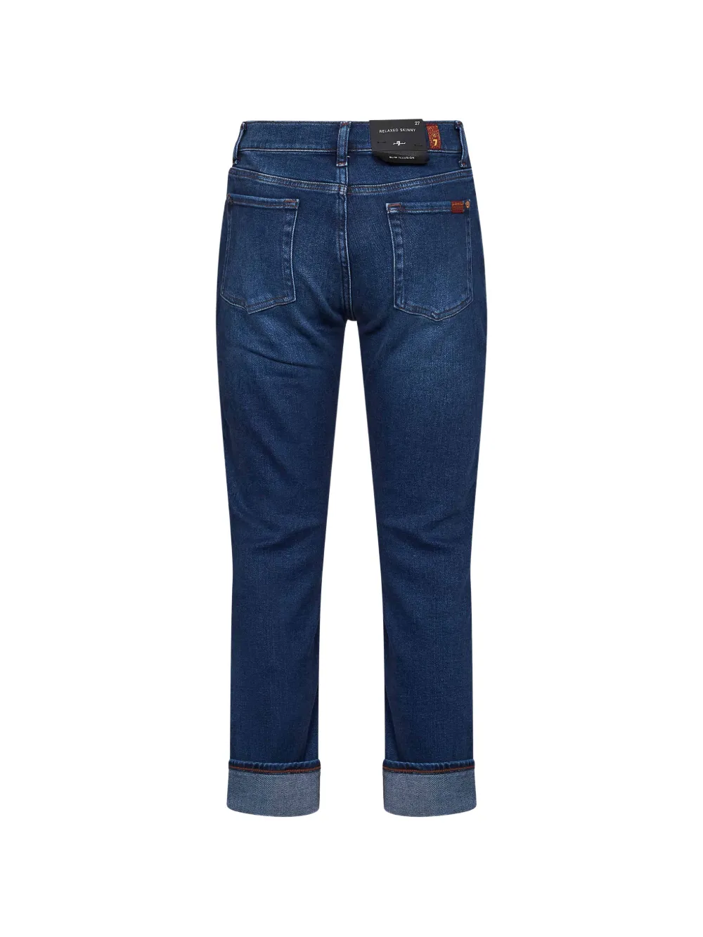 7 For All Mankind Slim Illusion whisker jeans Blauw