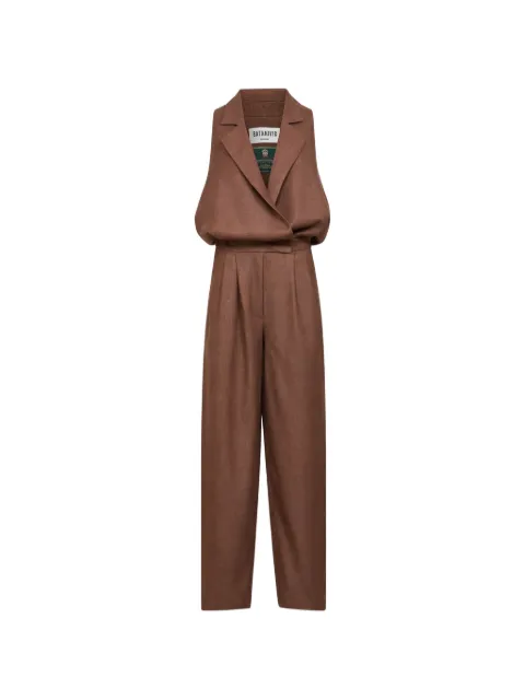 BATAKOVIC Belgrade Rasty wrap-front sleeveless jumpsuit