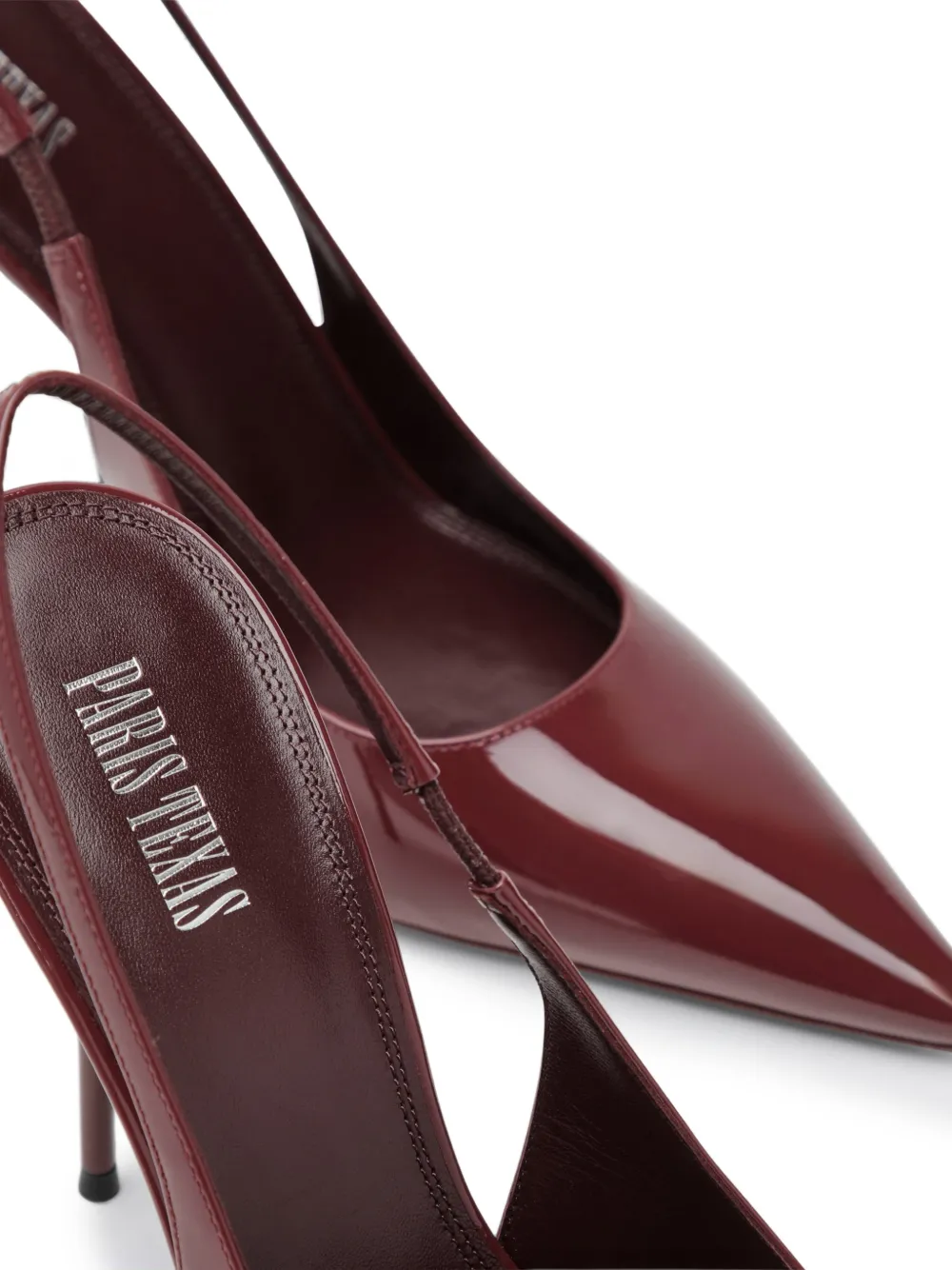 Paris Texas Lidia slingback heeled pumps Rood