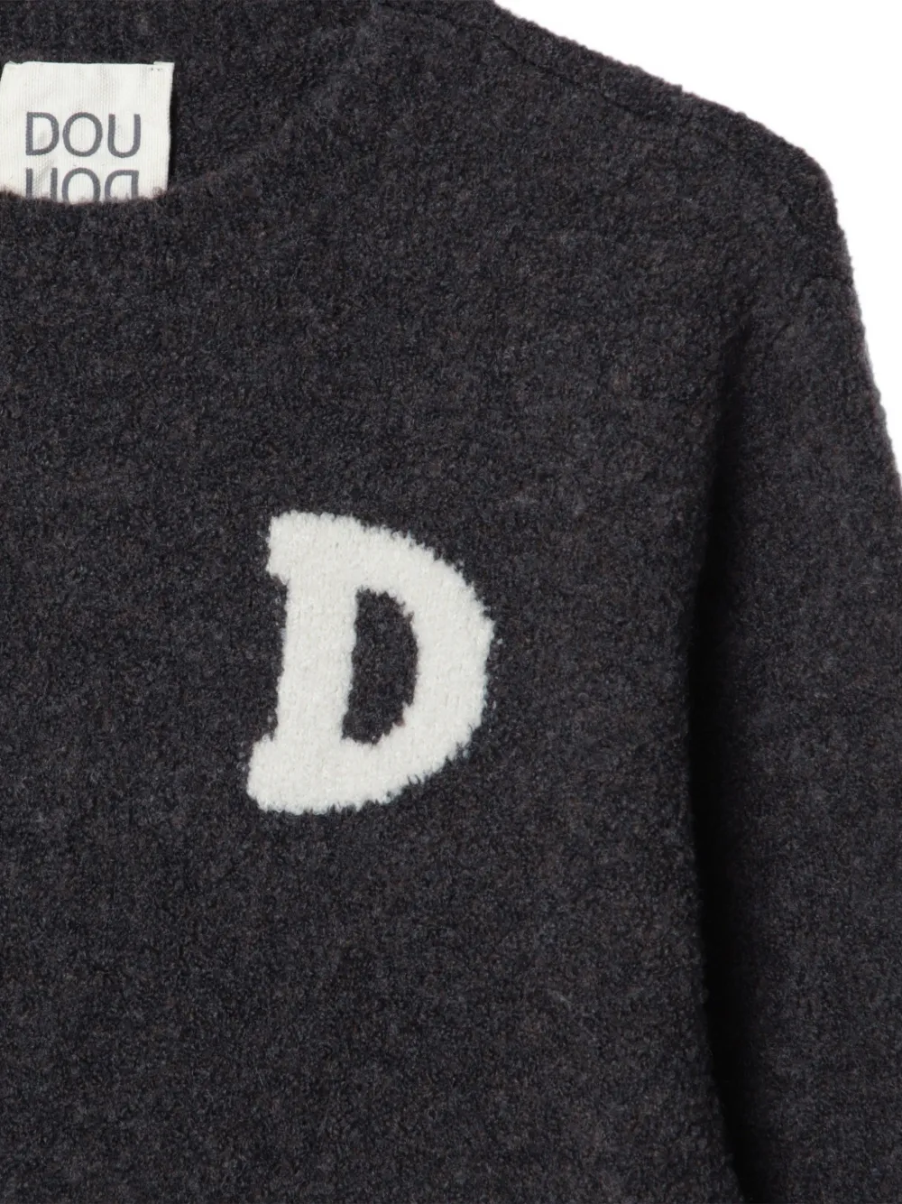 Douuod Kids Trui met logopatch Grijs