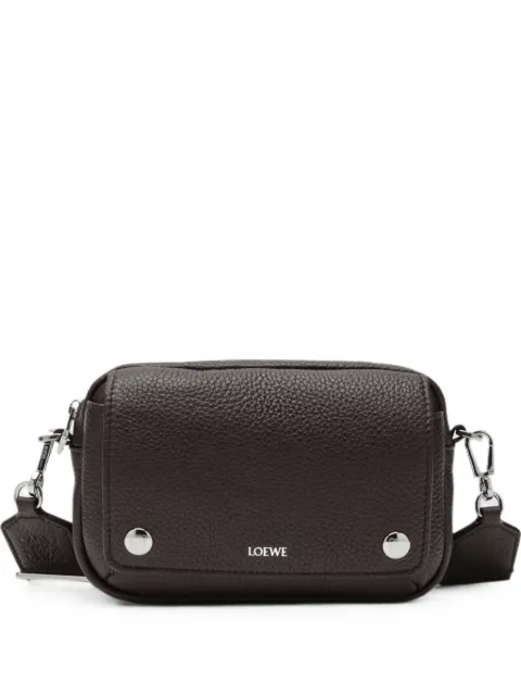 LOEWE small Pebble logo-print grained shoulder bag