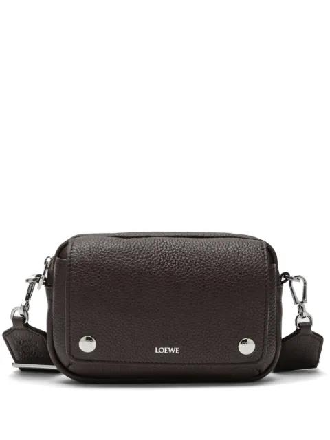 LOEWE small Pebble logo-print grained shoulder bag