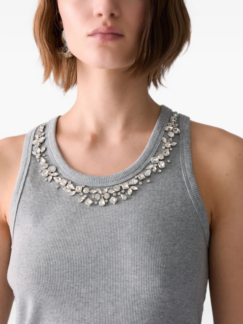 LIU JO T-shirt met verfraaiing Grijs