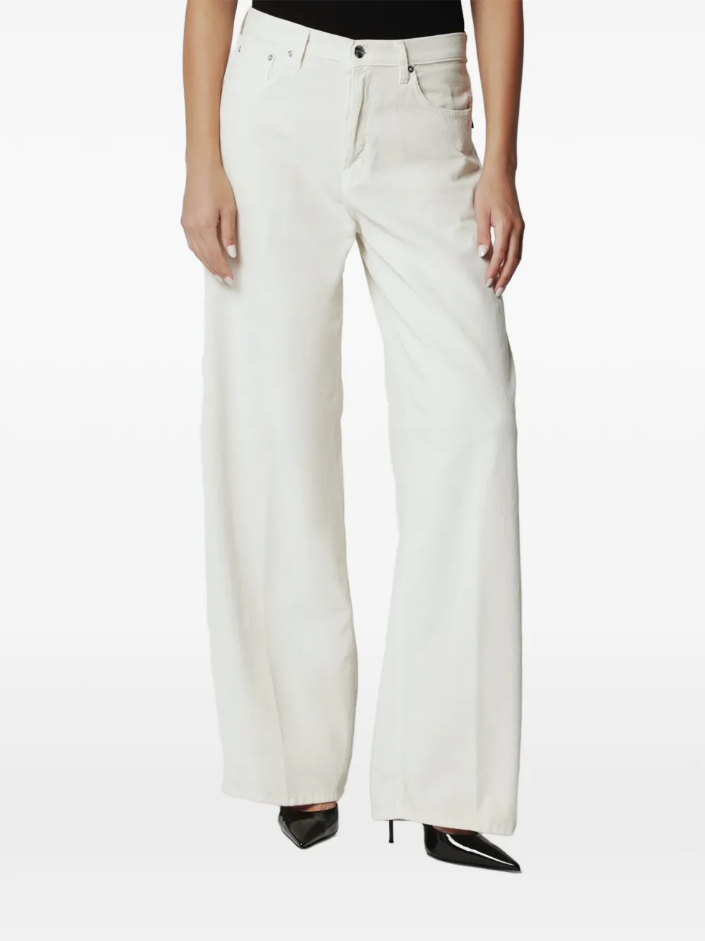 Haikure Bethany wide-leg jeans - Nude