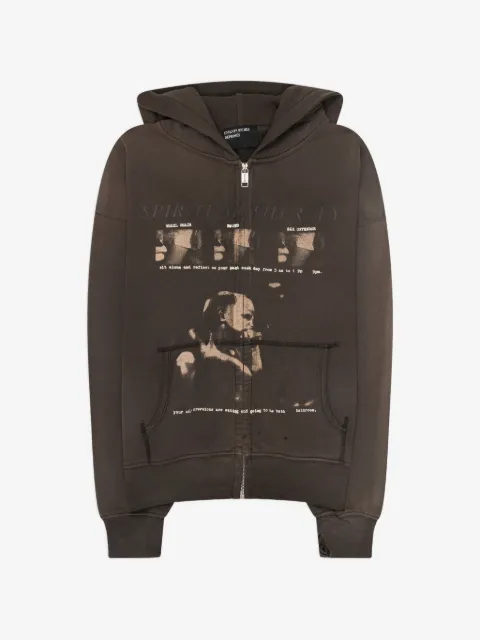 Enfants Riches Déprimés Spiritual Therapy graphic-print full-zip hoodie
