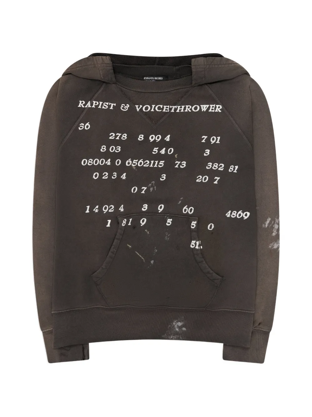 Enfants Riches Déprimés Voice Thrower raglan hoodie