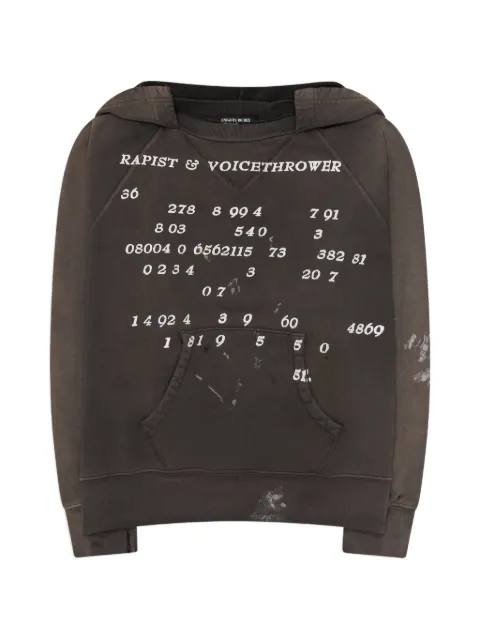Enfants Riches Déprimés Voice Thrower raglan hoodie