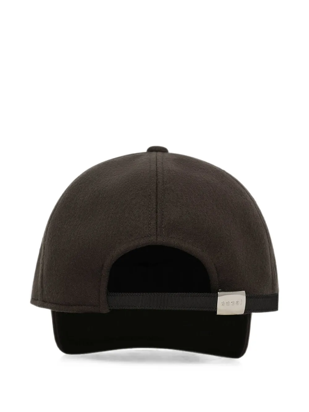 Sacai S embroidered-logo Cap | Green | FARFETCH