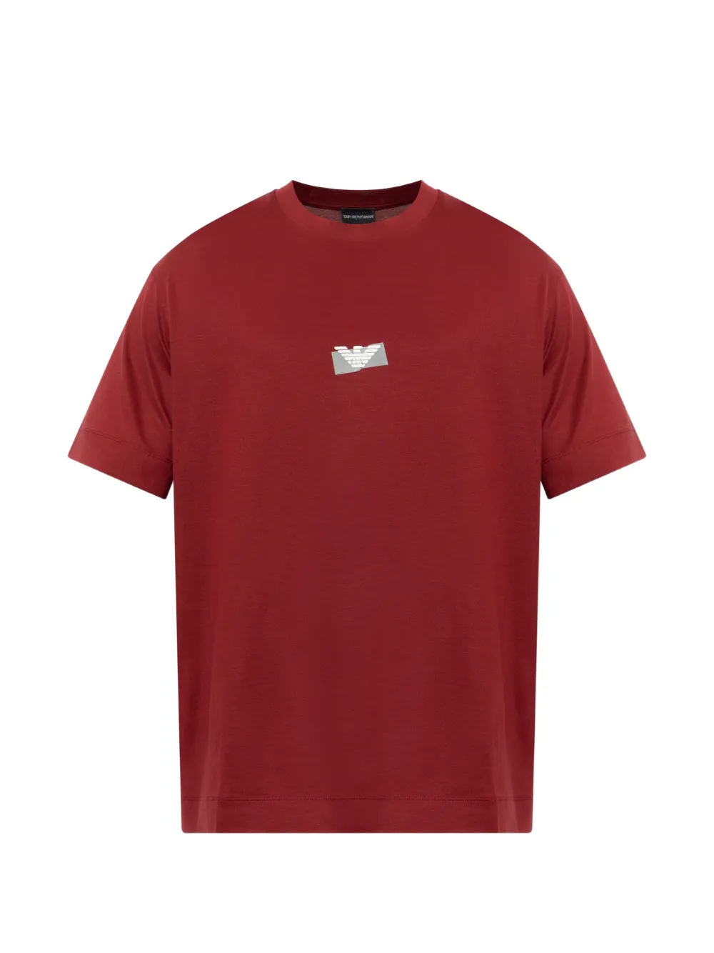 Emporio Armani logo-print T-shirt - Rosso