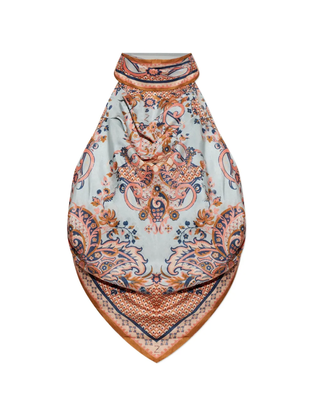 ZIMMERMANN Aster Oberteil mit Paisley-Print - Blau