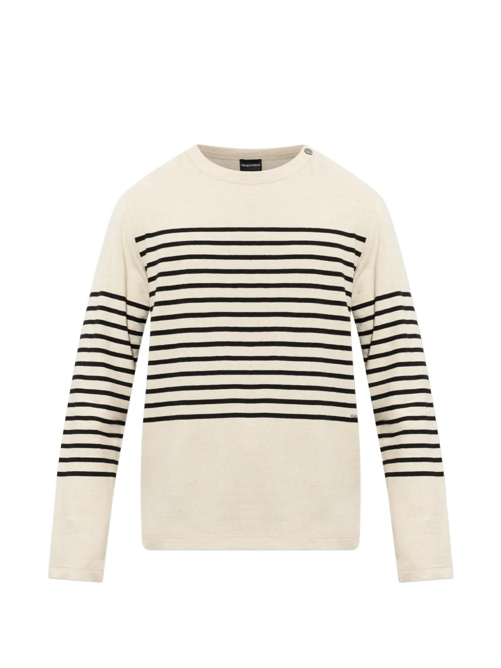 Emporio Armani striped sweater - Bianco