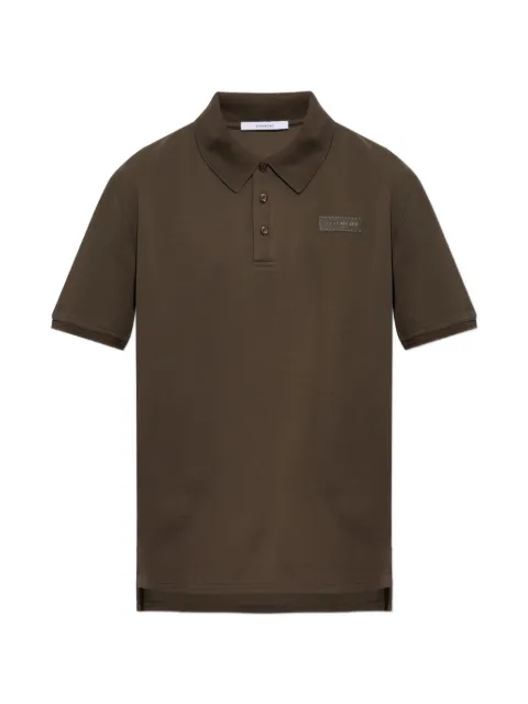 Givenchy logo-patch polo shirt