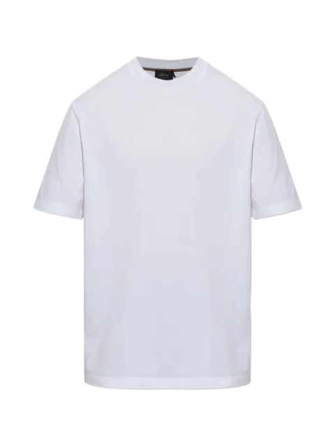 Brioni logo-embroidered short-sleeve T-shirt