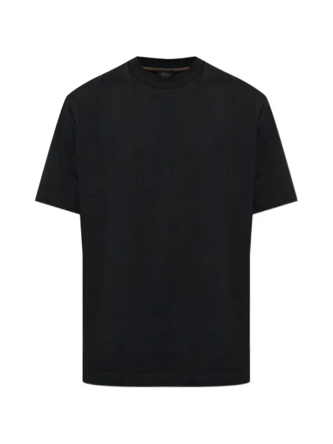 Brioni logo-embroidered short-sleeve T-shirt