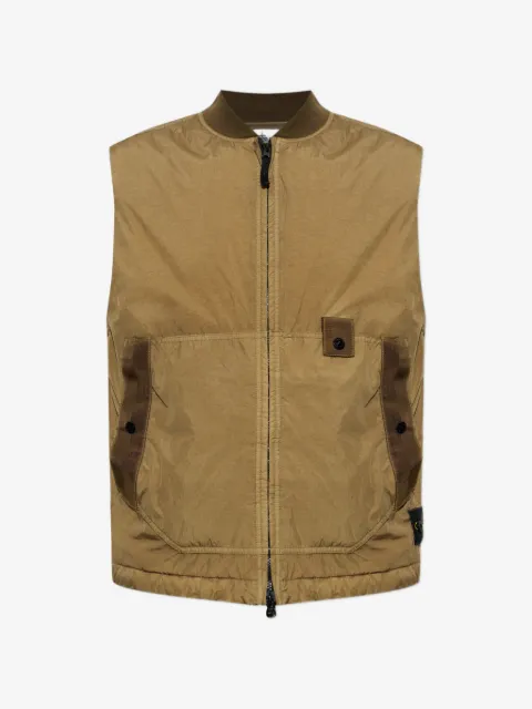 Stone Island ロゴパッチ ベスト