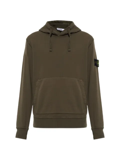 Stone Island logo-patch hoodie