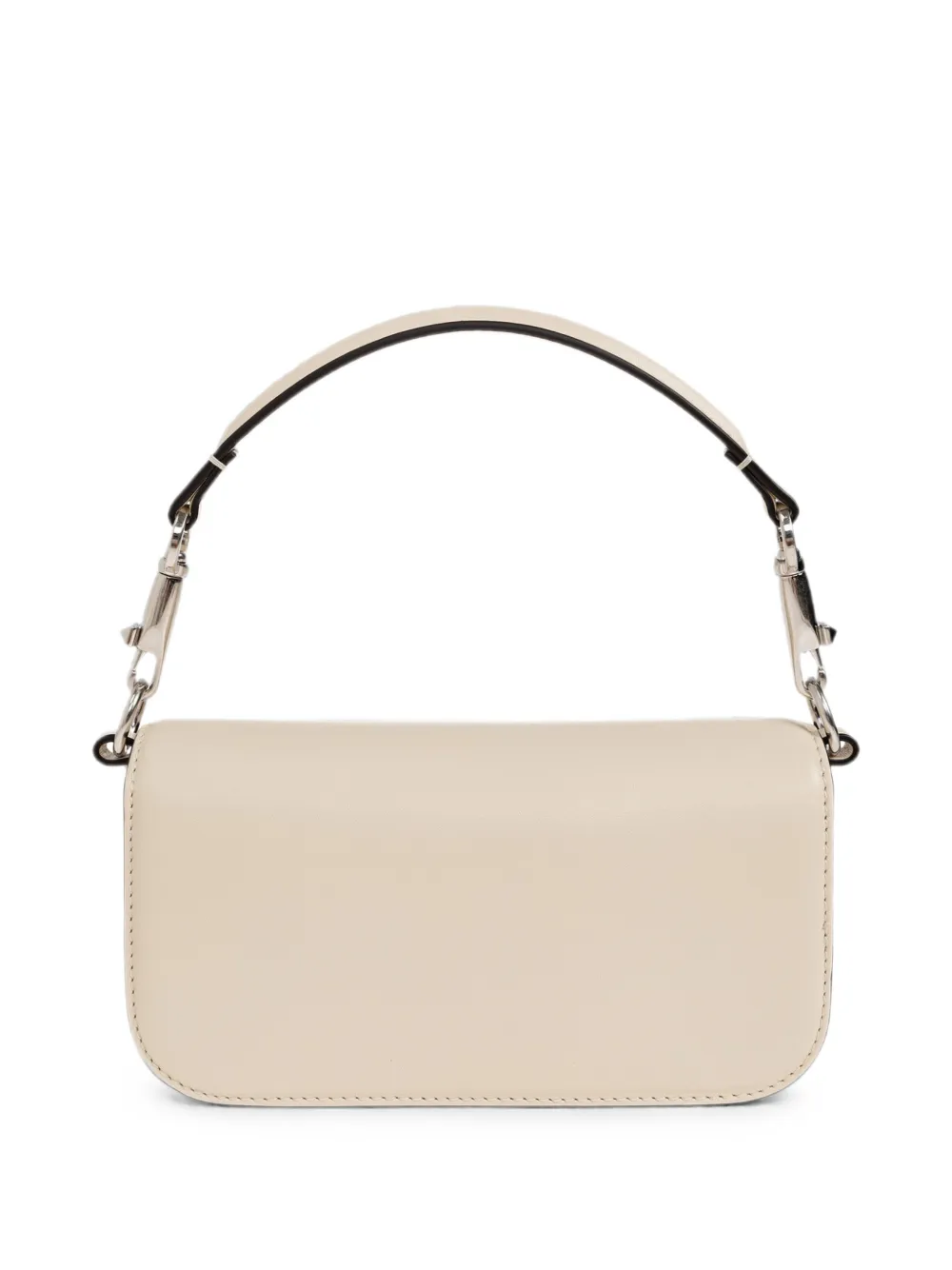Valentino Garavani Locò VLogo Signature kleine shopper verfraaid met kristallen Beige