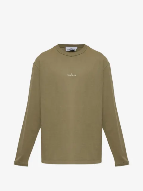 Stone Island t-shirt à logo imprimé