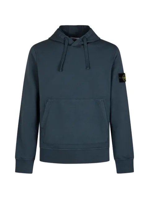 Stone Island hoodie con parche del logo