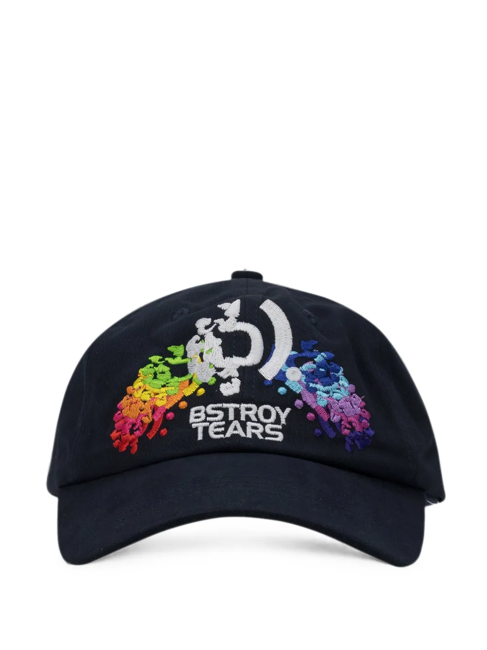 Denim Tears x Bstroy Rainbow Baseballkappe mit Logo-Stickerei - Blau