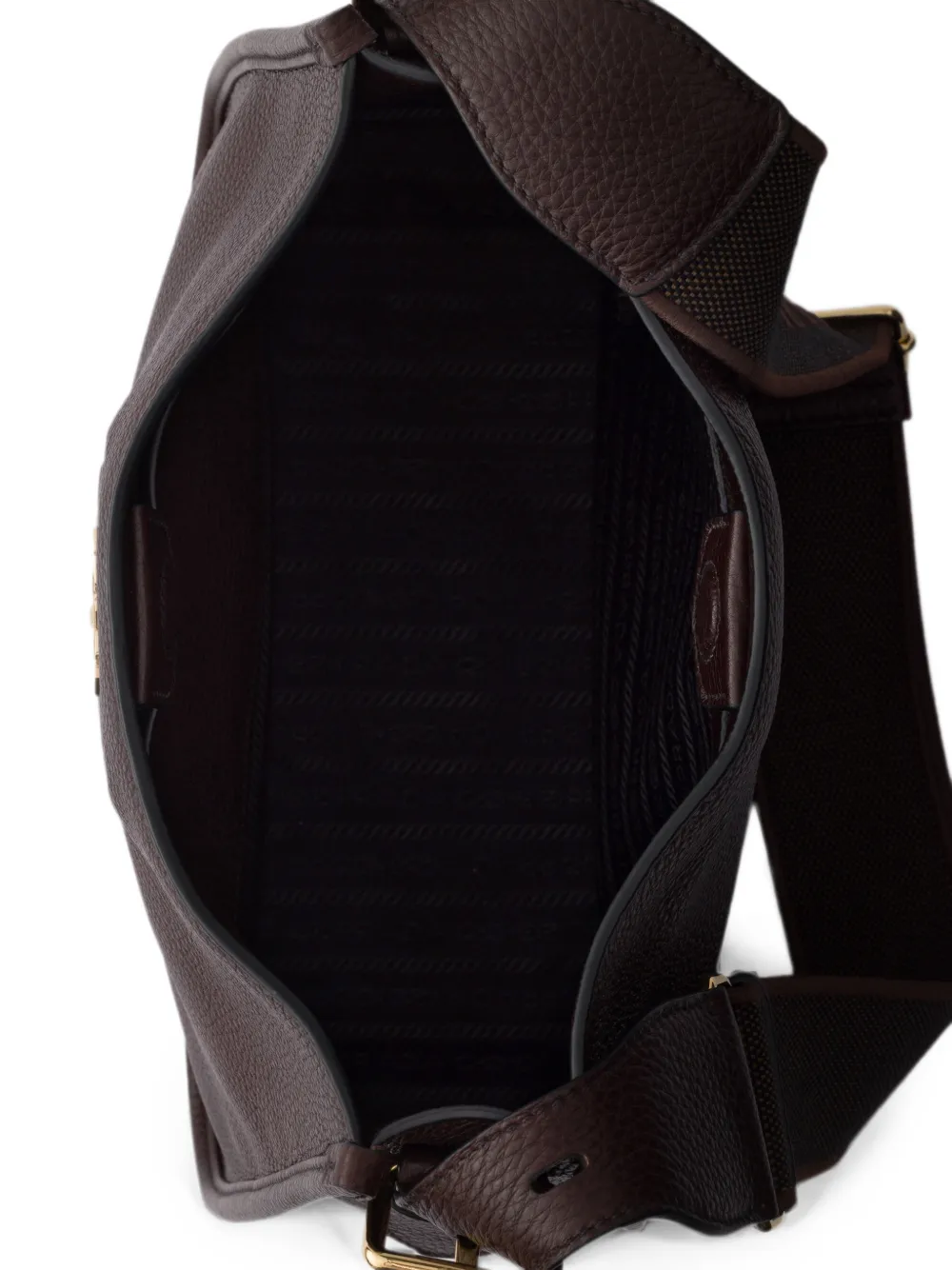 Prada Lily leren tas Bruin