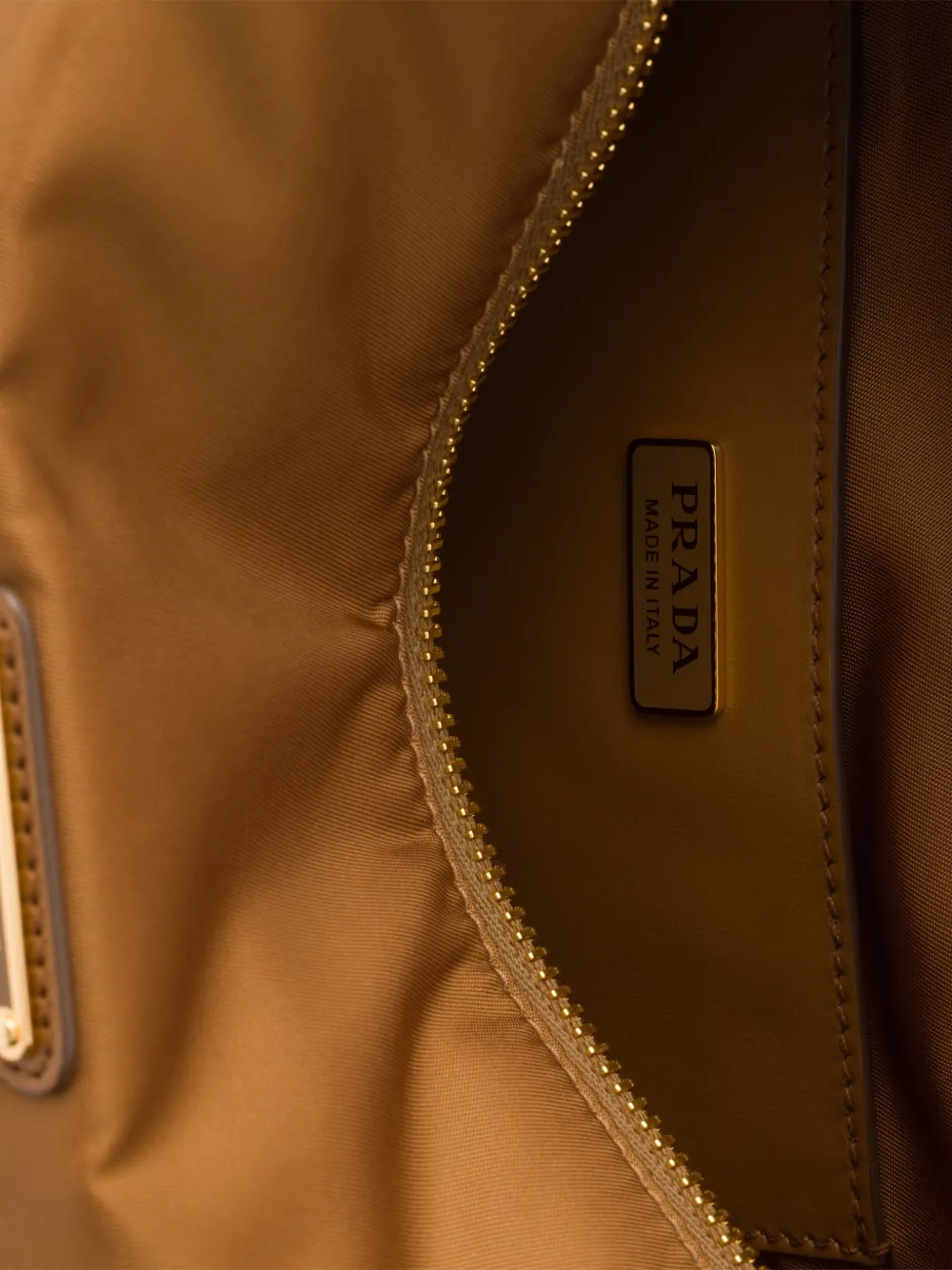 Prada Explore Small Re-Nylon And Leather Shoulder Bag | Brown