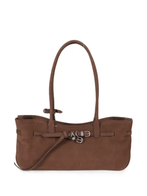 Marge Sherwood Grandma buckle-detail nubuck East-West bag