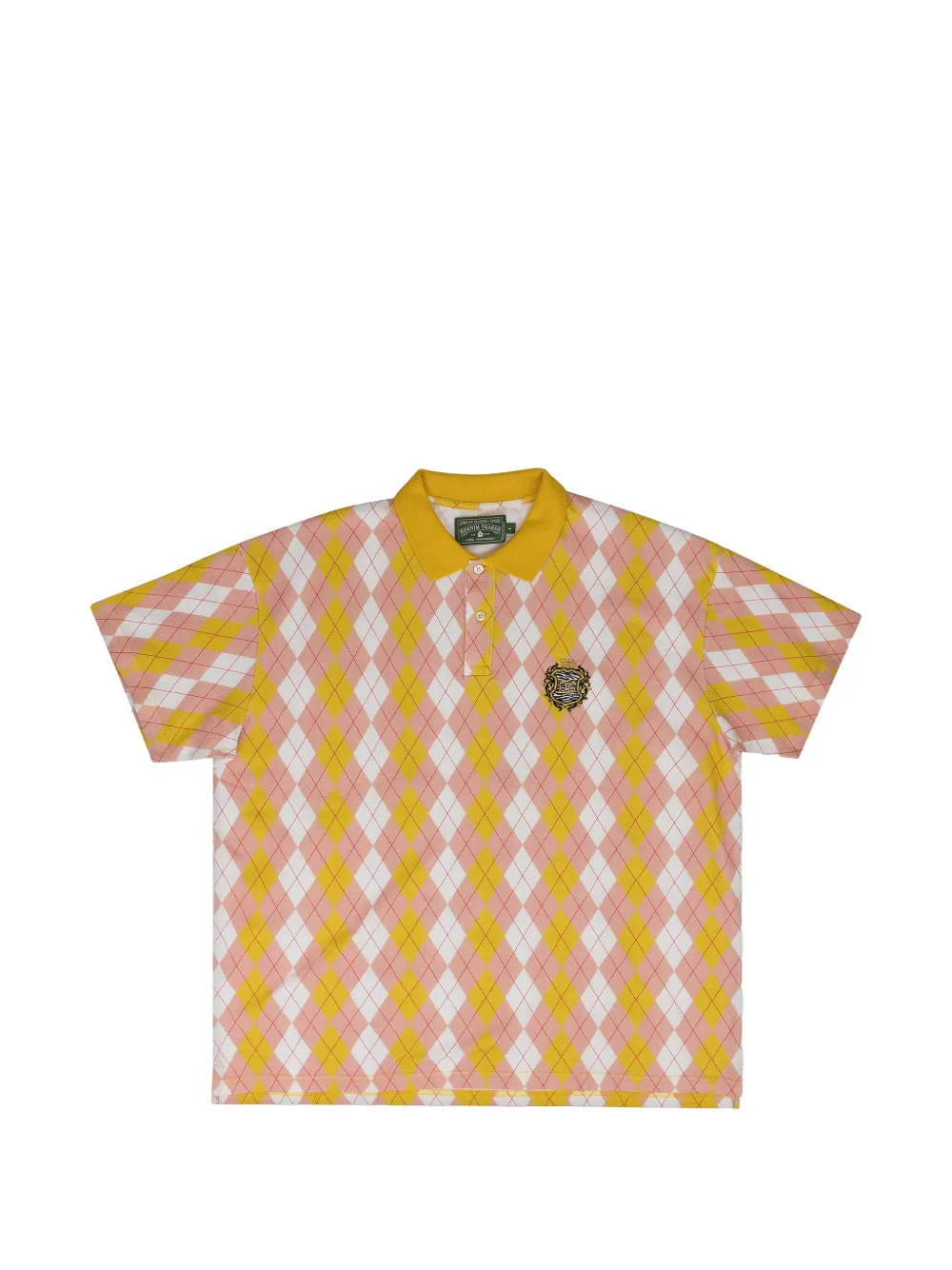 Denim Tears Polo a maniche corte - Giallo