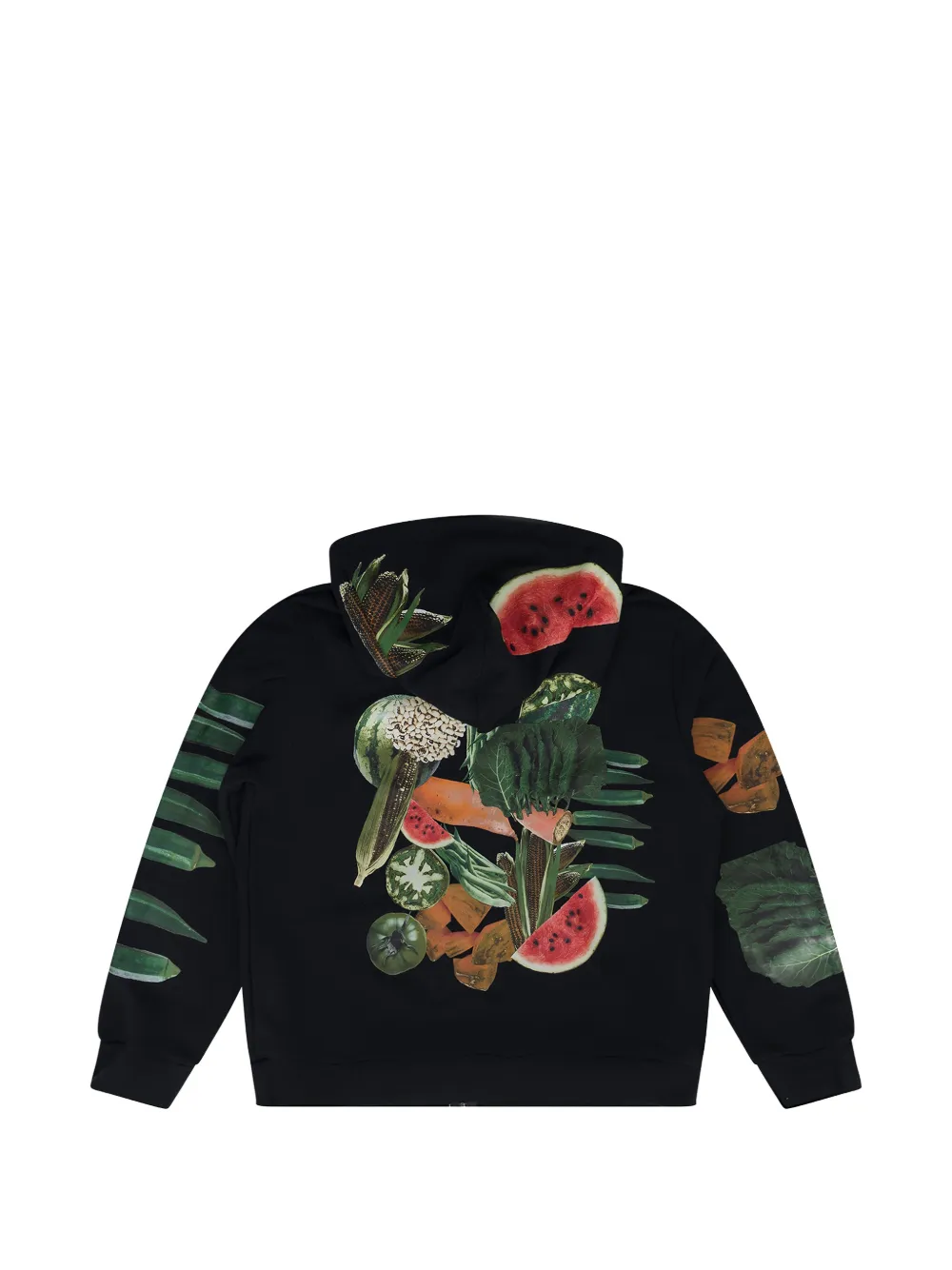 Denim Tears Hoodie met fruit-print Zwart