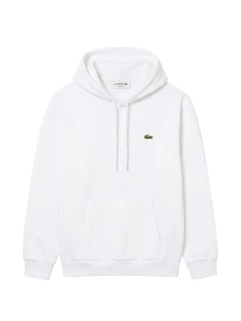 Lacoste logo-patch drawstring hoodie