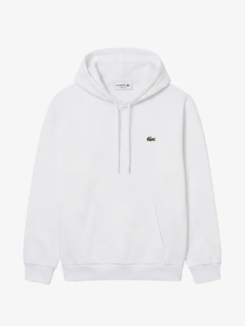 Lacoste logo-patch drawstring hoodie
