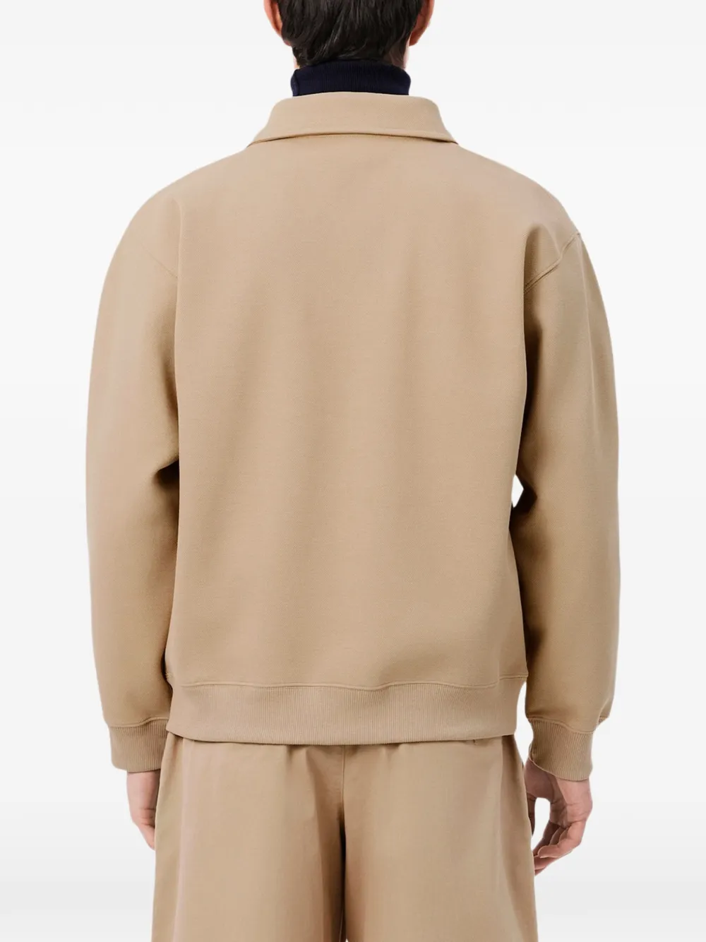 Lacoste Poloshirt met logopatch Beige