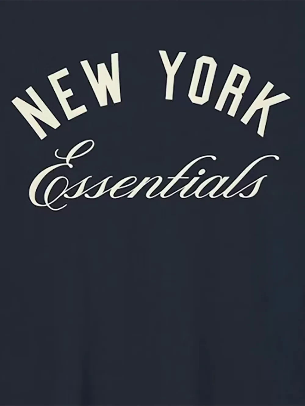 FEAR OF GOD ESSENTIALS Yankees 90s Tee T-shirt met logoprint Blauw