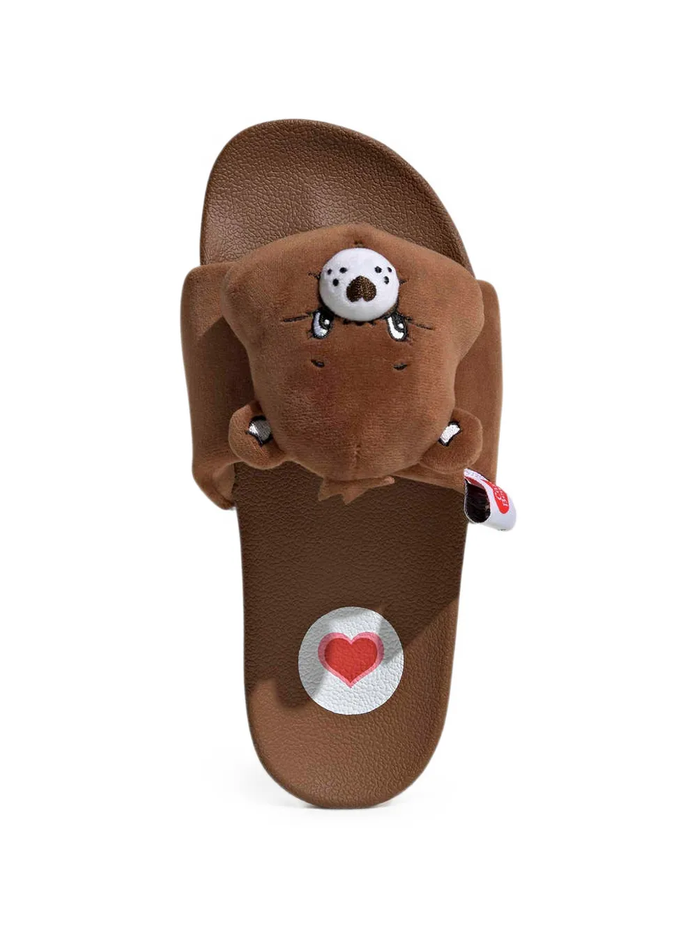 adidas x Care Bears Adilette Tenderheart Bear sandalen Bruin