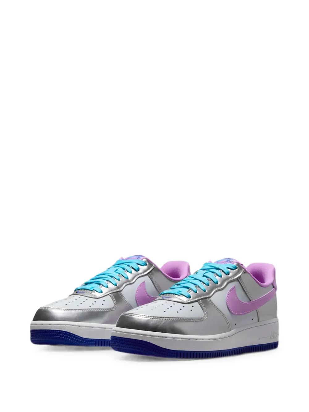 Nike Air Force 1 '07 WNBA All-Star Weekend leather sneakers Zilver
