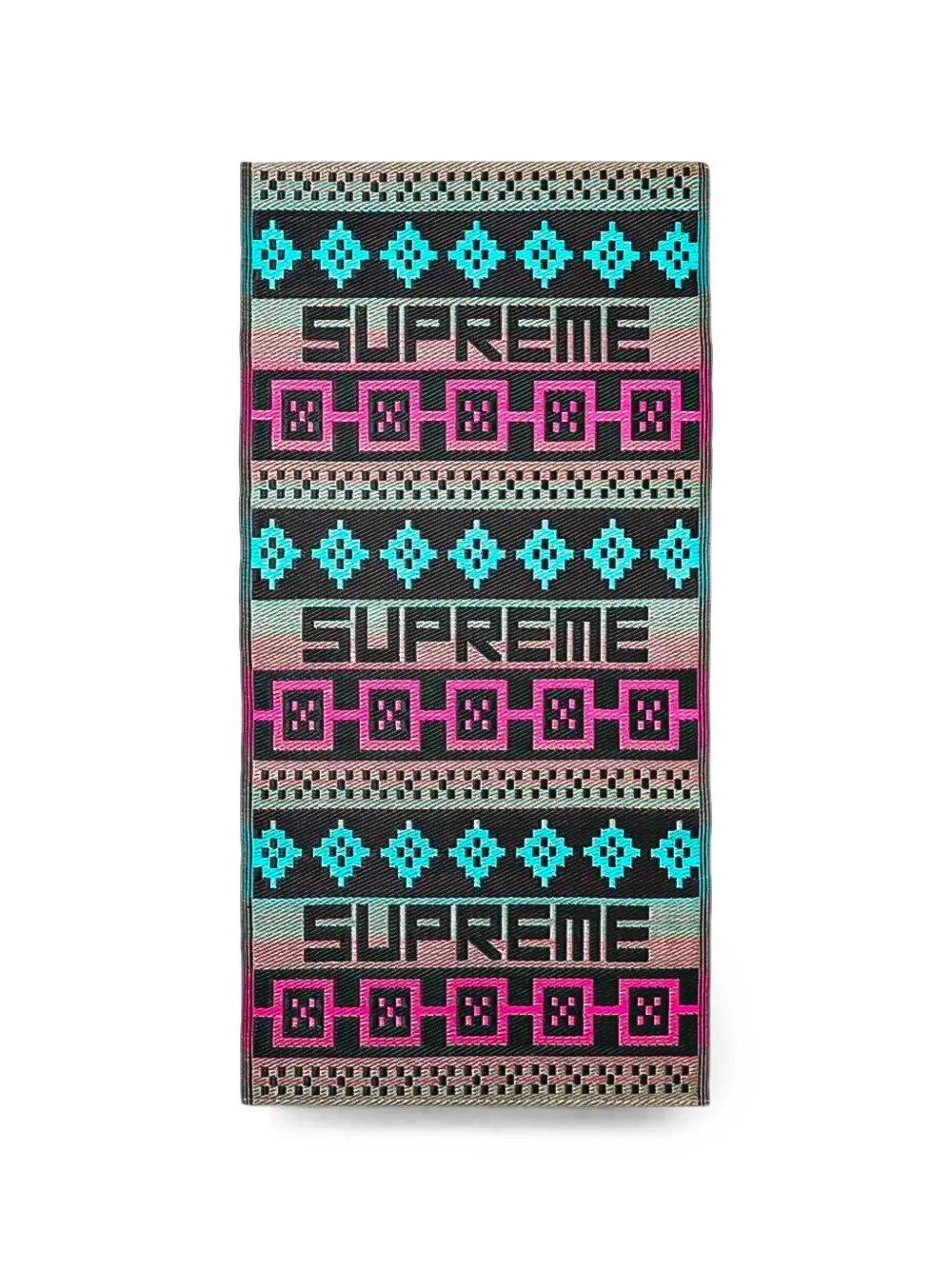 Supreme Sosenap geometric-pattern mat - Schwarz