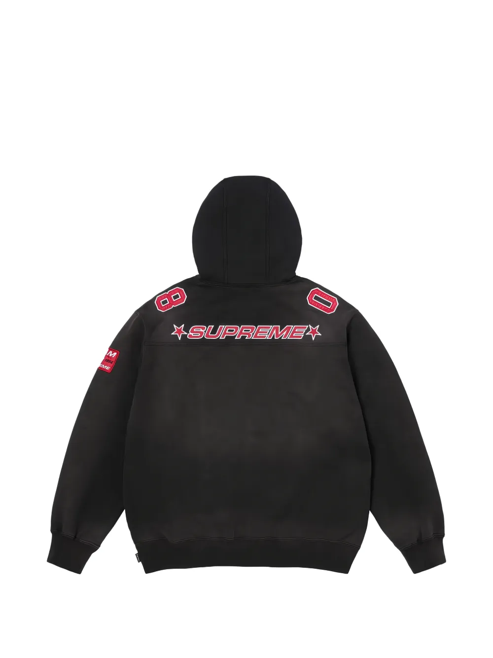 Supreme Football Jersey hoodie Zwart