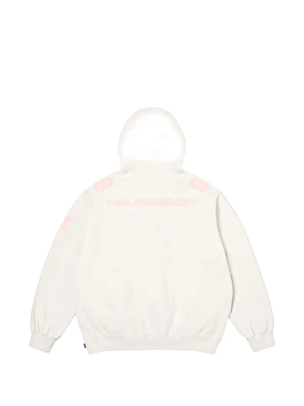 Supreme Hoodie met logopatch Wit