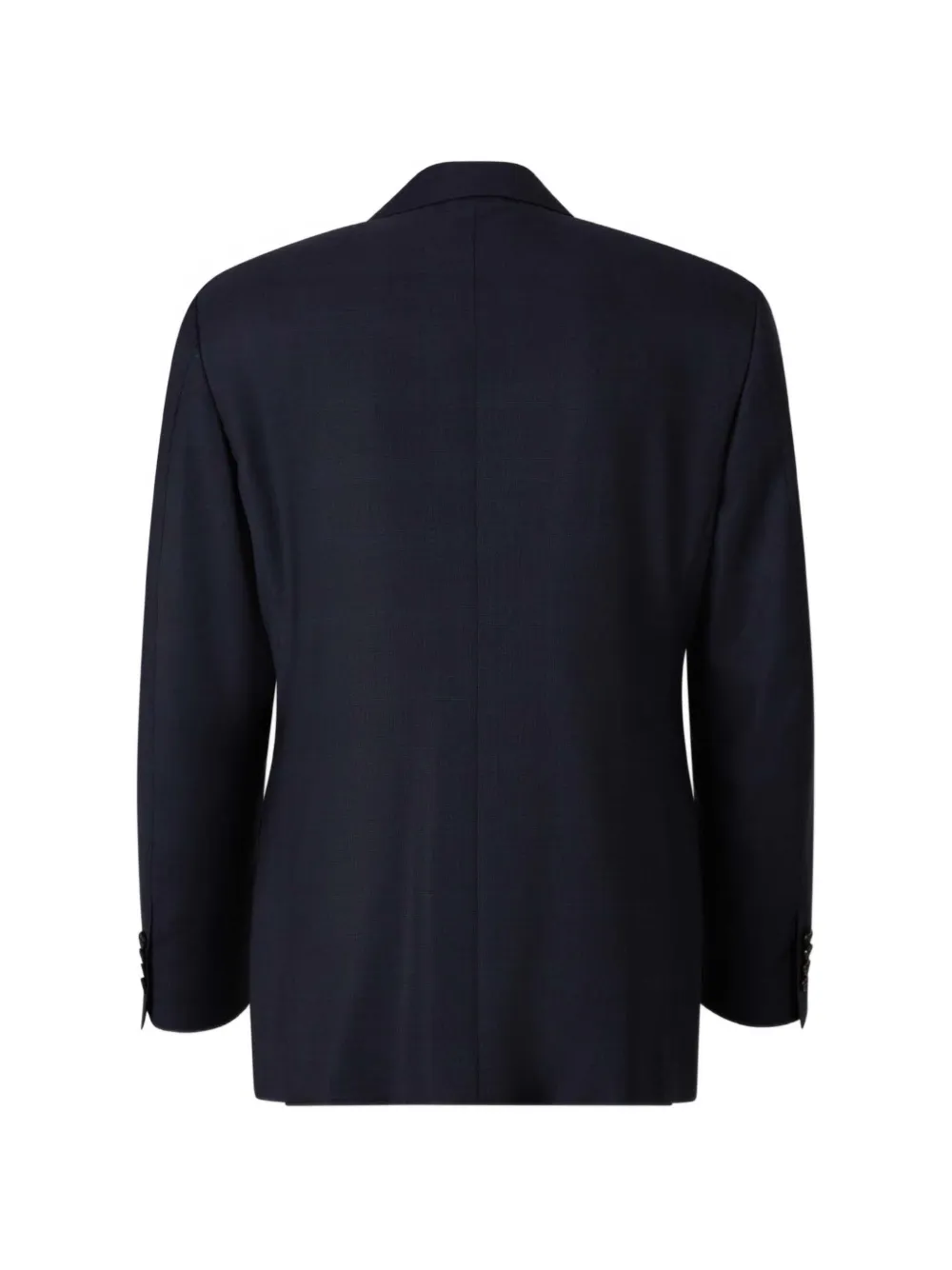 Canali single-breasted notched-lapels suit Blauw