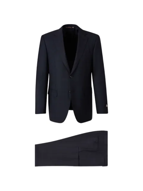 Canali single-breasted notched-lapels suit