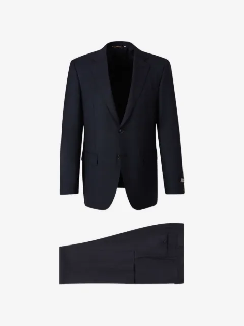 Canali ノッチドラペル シングルスーツ