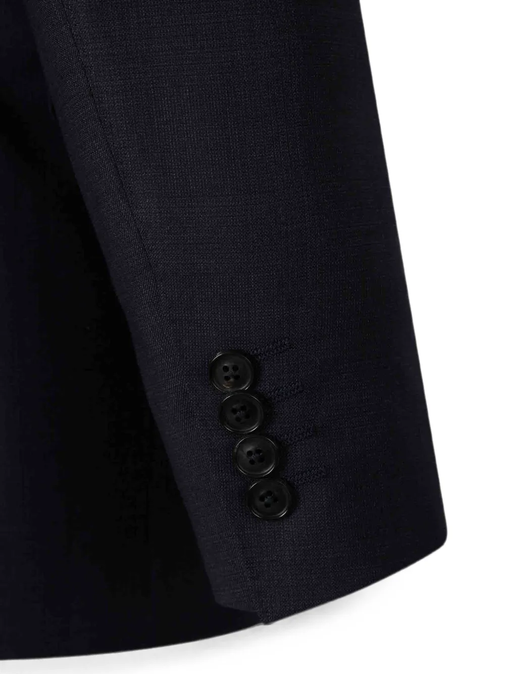Canali single-breasted notched-lapels suit Blauw
