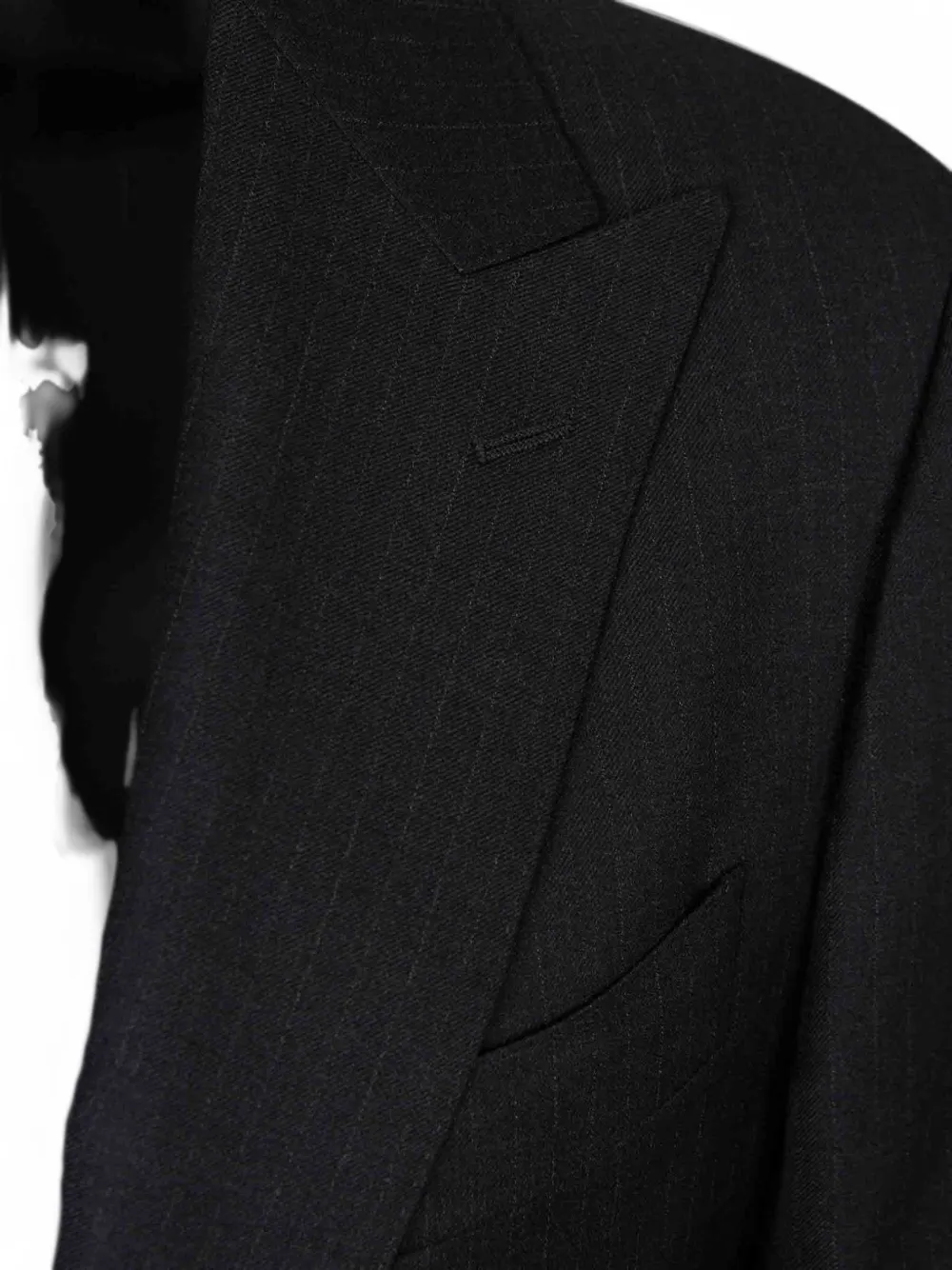 Canali Pak met enkele rij knopen Zwart