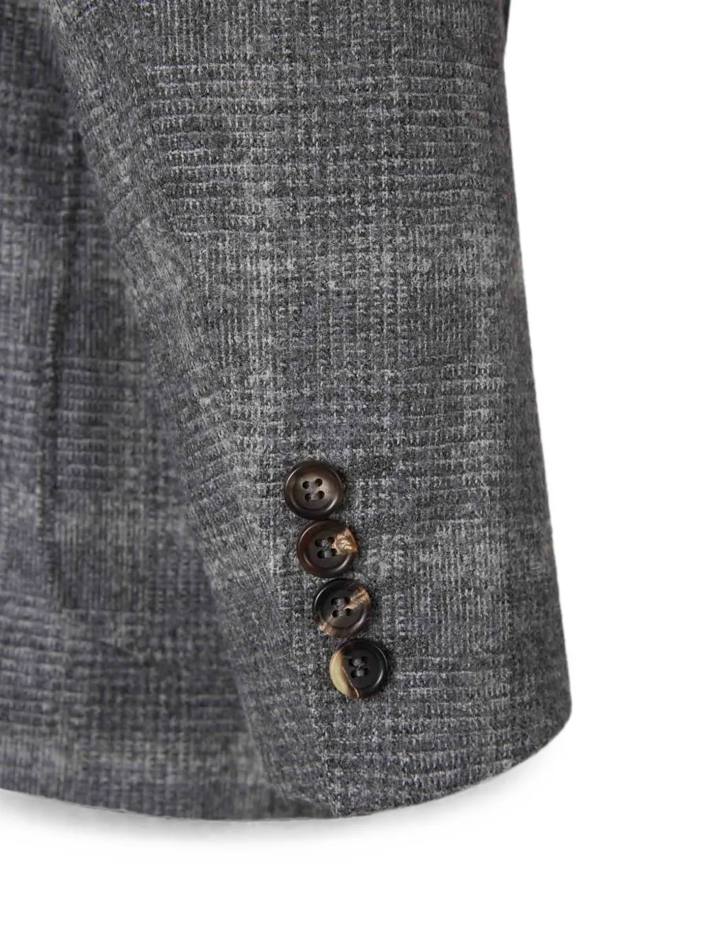 Canali Geruite blazer met enkele rij knopen Grijs