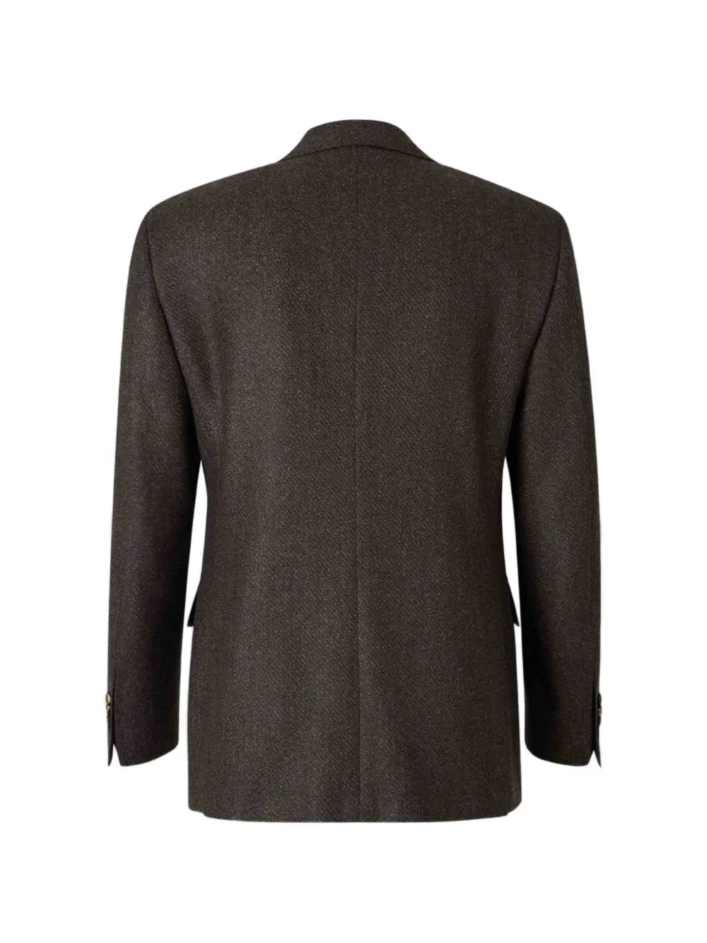 Canali Blazer met enkele rij knopen Bruin