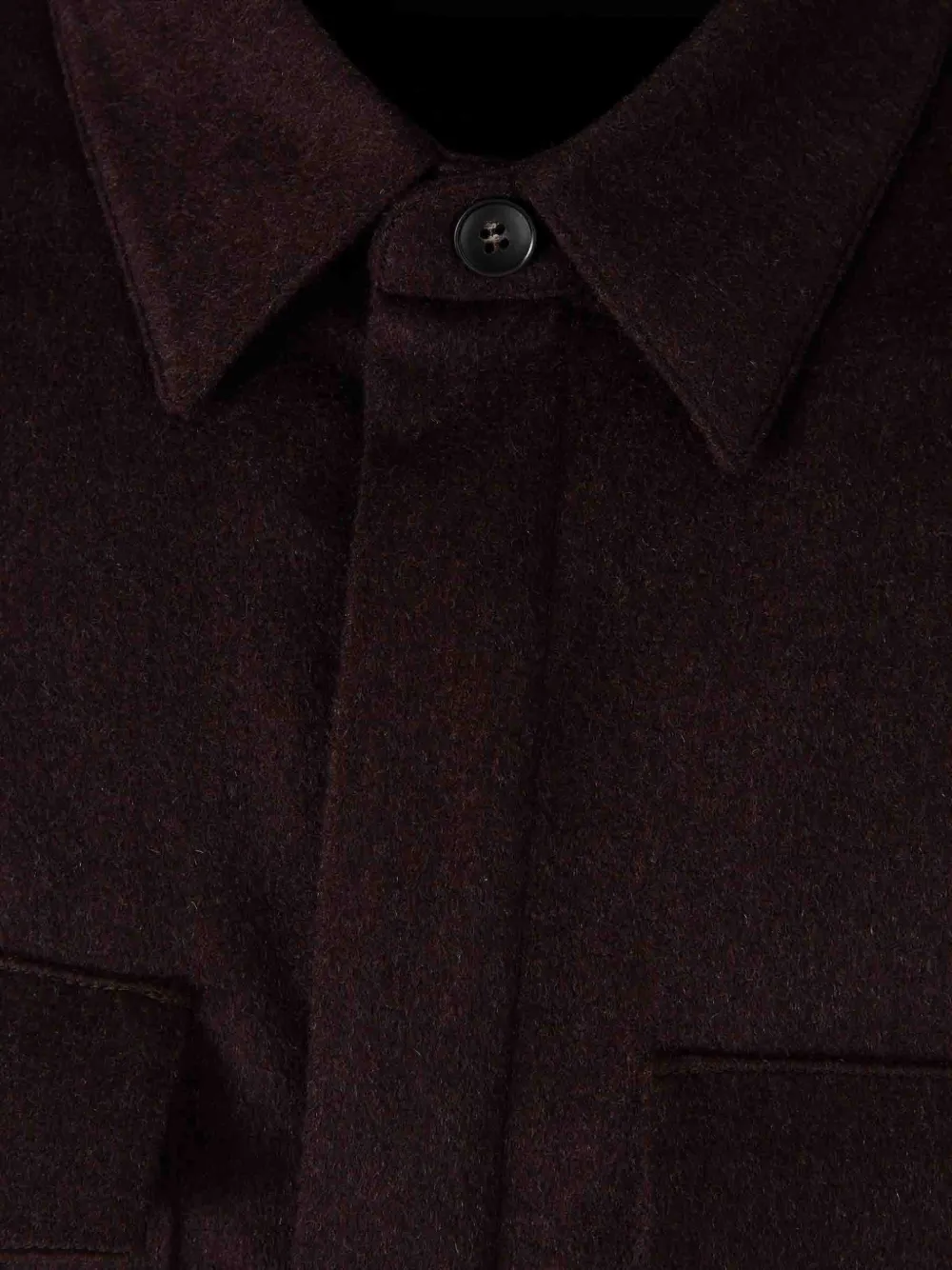 Canali Button-up shirtjack Bruin